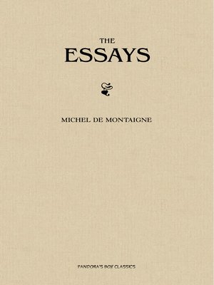 cover image of The Complete Essays
